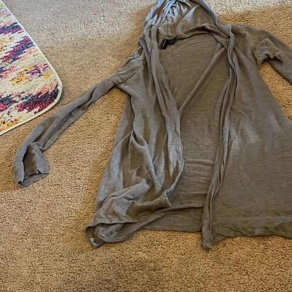 Cynthia rowley small linen cardigan hooded - Picture 4 of 7